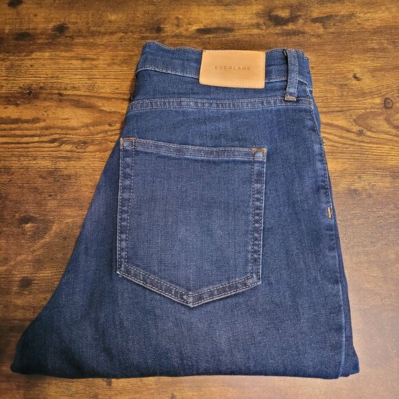 Everlane Jeans Size 29 High Rise Skinny Tummy Control Medium Dark Wash Stretch - Picture 3 of 11